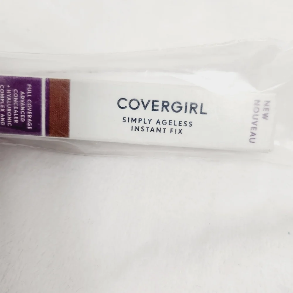 2 X COVERGIRL Simply Ageless Instant Fix Advanced Concealer 390 deep